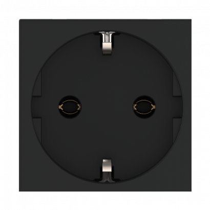 Розетка CADUCEUS ALING HIDE для скрытой проводки, с заземлением, без шторок, 16А, 250В~, с горизонтальным расположением разъёма (Артикул: 2311)
