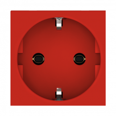 Розетка CADUCEUS ALING HIDE для скрытой проводки, с заземлением, без шторок, 16А, 250В~, с горизонтальным расположением разъёма (Артикул: 2311)