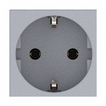 Розетка CADUCEUS ALING HIDE для скрытой проводки, с заземлением, без шторок, 16А, 250В~, с горизонтальным расположением разъёма (Артикул: 2311)