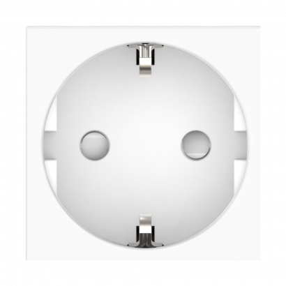 Розетка CADUCEUS ALING HIDE для скрытой проводки, с заземлением, со шторками, 16А, 250В~, с горизонтальным расположением разъёма (Артикул: 2321)