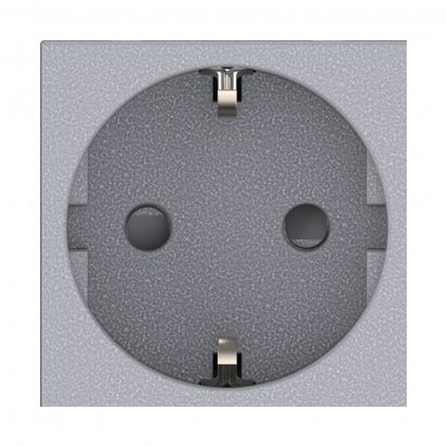 Розетка CADUCEUS ALING HIDE для скрытой проводки, с заземлением, со шторками, 16А, 250В~, с горизонтальным расположением разъёма (Артикул: 2321)