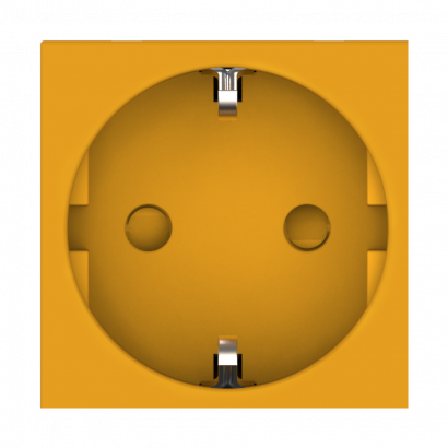 Розетка CADUCEUS ALING HIDE для скрытой проводки, с заземлением, со шторками, 16А, 250В~, с горизонтальным расположением разъёма (Артикул: 2321)