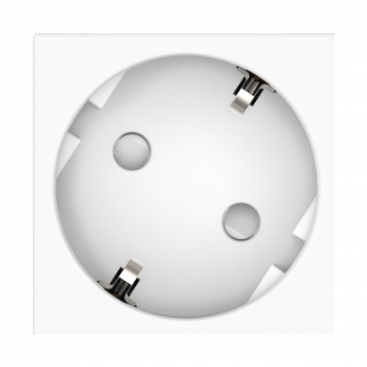 Розетка CADUCEUS ALING HIDE, встраиваемая, с заземлением, со шторками, 16А, 250В~, с расположением разъёма 45° (Артикул: 2341)