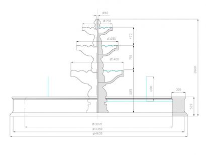 Фонтан FC "Анталия" 4650