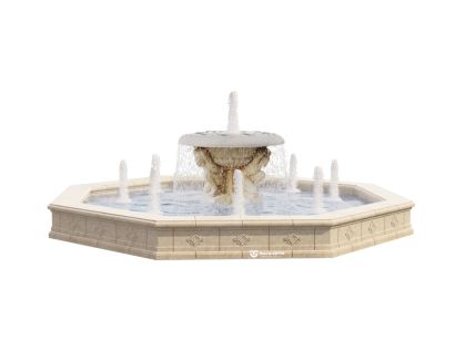 Фонтан FC "Атланты" октагон 5504