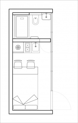 Модульный дом AIRA Мини 13 м²