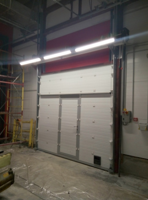 Ворота секционные противопожарные EI60