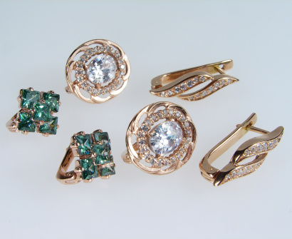 Серьги серебряные