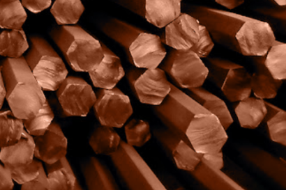 Шестигранник медный 14 мм М0 ГОСТ 1535-2016 тянутый