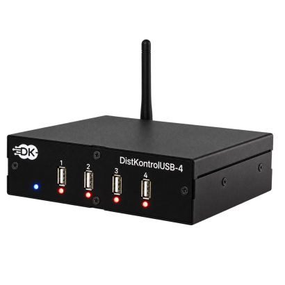Управляемый USB over IP концентратор DistKontrolUSB-4 2.0