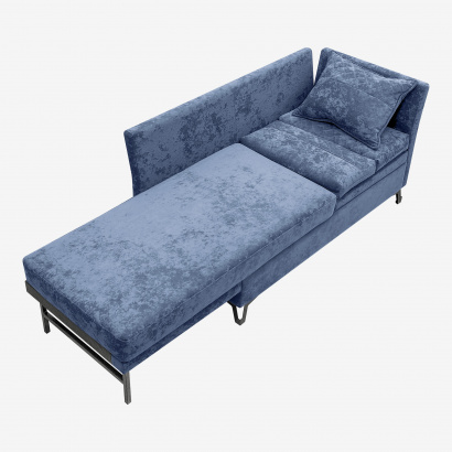 Сильвия - изящное канапе на высоких металлических ножках