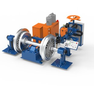 Установка для наплавки центра колесного (по ободу)