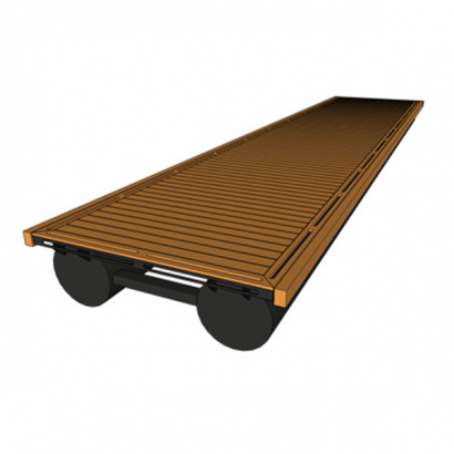 Стальной понтон