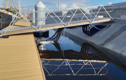 Мост стальной для понтона