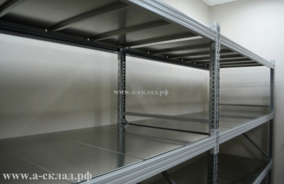 Стеллаж 200x90x40 3 полки металлические