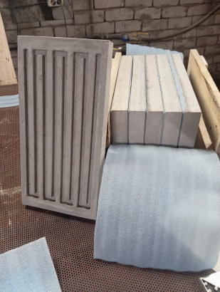 Лещадка фасонная стенка для установки ТЭНов