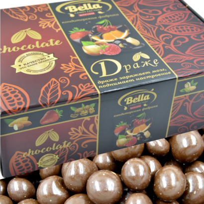 Сублимированная (сушеная) малина в шоколадной глазури, 130 грамм