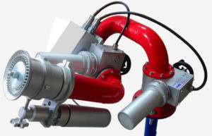 Ствол пожарный лафетный  с дистанционным управлением, стационарный универсальный ЛСД-С40У