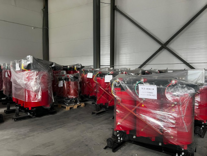 Сухой трансформатор ТСЛ/1250/10/0.4/D/Yн-11/IP00/Al с литой изоляцией