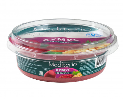 Хумус Mediterio со свеклой
