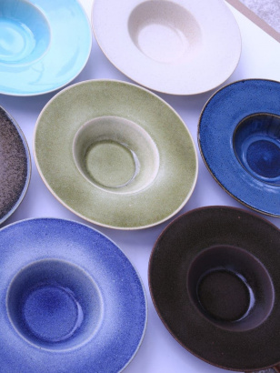 Керамическая тарелка для пасты для ресторана