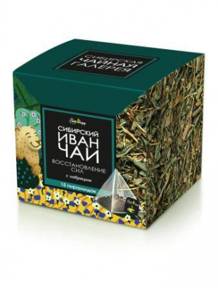 Иван-чай ВОССТАНОВЛЕНИЕ СИЛ с чабрецом (15 пирамидок)