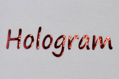 Термоаппликации из голограммной пленки