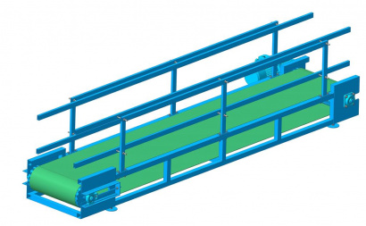 Транспортер ленточный для мешков ТМ, конвейер