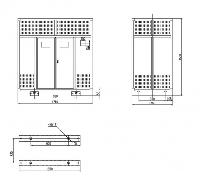 Сухой трансформатор ТСЗЛ/1000/10/0.4/D/Yн-11/IP31/AL с литой изоляцией