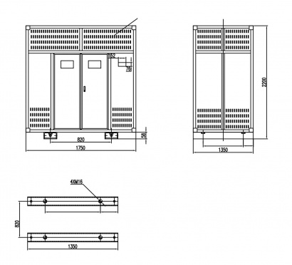 Сухой трансформатор ТСЗЛ/1250/6/0.4/D/Yн-11/IP31/Al с литой изоляцией