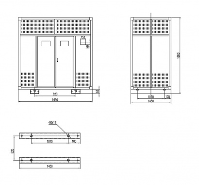 Трансформатор сухой ТСЗЛ 2500/10/0,4/IP31/Dy-h11/Al с литой изоляцией