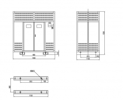 Сухой трансформатор ТСЗЛ 400/10/0,4/IP31/Dy-h11/Al с литой изоляцией