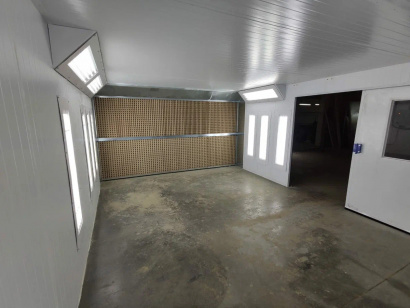 Покрасочная камера на дизельном обогреве