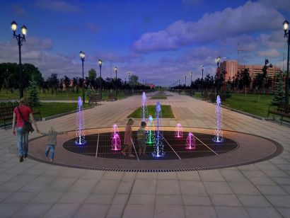 Пешеходный фонтан FC 4000 (с погружными насосами)