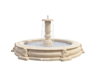 Фонтан FC "Каменный цветок" 3500 с Нептуном