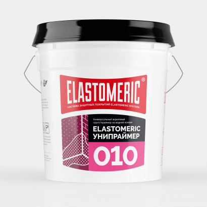 ELASTOMERIC - 010 - ведро (17 кг) Универсальная акриловая высоко концентрированная грунтовка