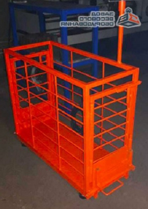 Весы для животных. Весы для КРС с подвесной клеткой на колёсах ВП-С 5000 кг (5 тонн)