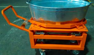 Весы для животных. Весы для КРС с подвесной клеткой на колёсах ВП-С 1000 кг (1 тонна)