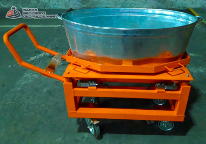 Весы для животных. Весы для КРС с подвесной клеткой на колёсах ВП-С 5000 кг (5 тонн)