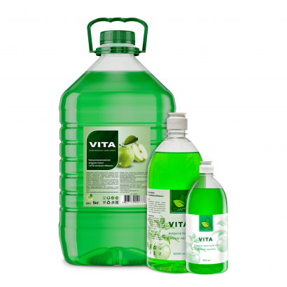 Жидкое мыло «VITA зелёное яблоко»
