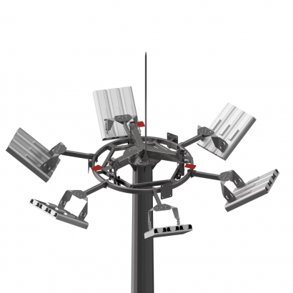 Мачты освещения с мобильной короной ВМО