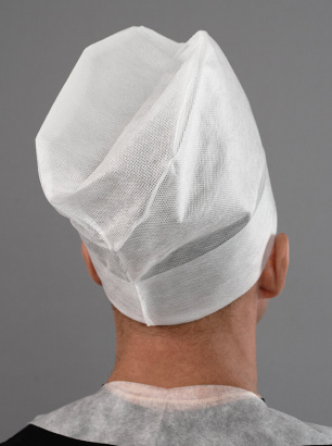 Поварские шапочки-колпаки, спанбонд, 40 гр/м² (упаковка)