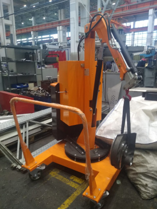 Кран гидравлический с противовесом и поворотной стрелой 01Э5