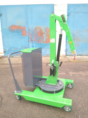 Кран гидравлический с противовесом и поворотной стрелой 01М5