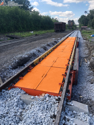 Железнодорожные вагонные весы ВТВ-С для повагонного взвешивания в статике 30 тонн