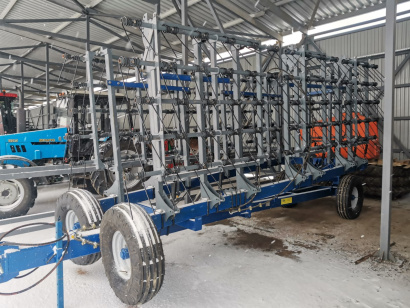 Борона БНМК-12/10 борона пружинная 12 метро с диаметром зуба 10 мм