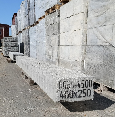 Перемычки полистиролбетонные усиленного типа ППБУ