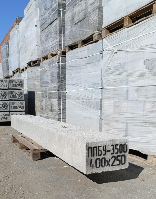 Перемычки полистиролбетонные усиленного типа ППБУ