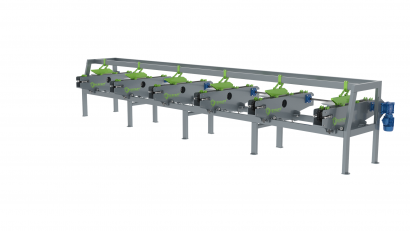Торцовка проходная многопильная Woller trx-8