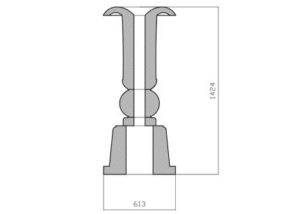 Фонтан FC "Каменный цветок" 3500 с Нептуном